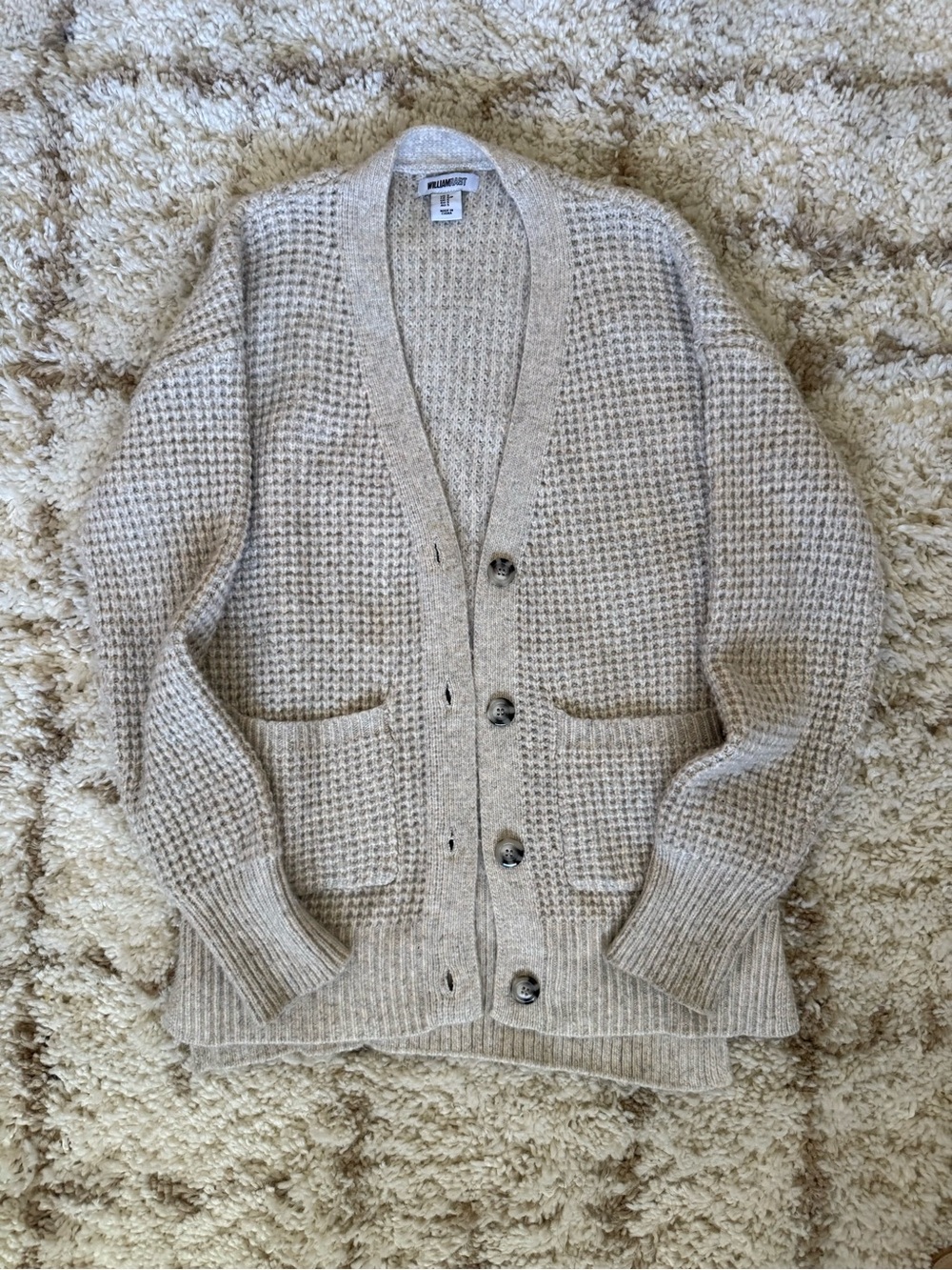Women’s Cream Cardigan Sweater Size S